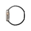 Uniq Strova Mag Apple Watch Self-Adjustable Steel Link Band 49/45/44/42Mm - Titanium (Silver)