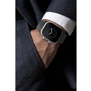 Uniq Strova Mag Apple Watch Self-Adjustable Steel Link Band 49/45/44/42Mm - Titanium (Silver)