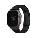Uniq Osta Apple Watch Steel Strap With Self-Adjustable Links 49/45/44/42Mm - Midnight (Black)