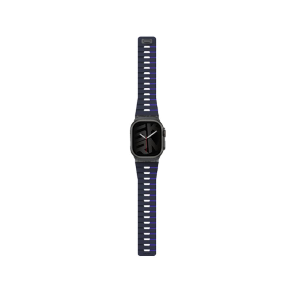 Skinarma Magnetic Apple Watch Strap 49/46/45/44 Mm Gemini - (Navy Blue)