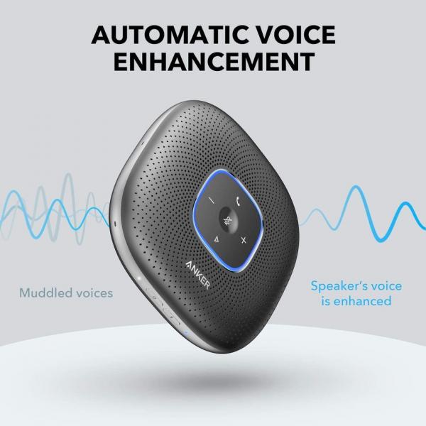 Anker PowerConf Bluetooth & USB Speakerphone (Black)