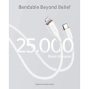 Anker PowerLine III Flow USB-C to Lightning 0.9m/3ft (White)