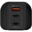Momax FastPro GaN charger kit with lightning cable (Black)