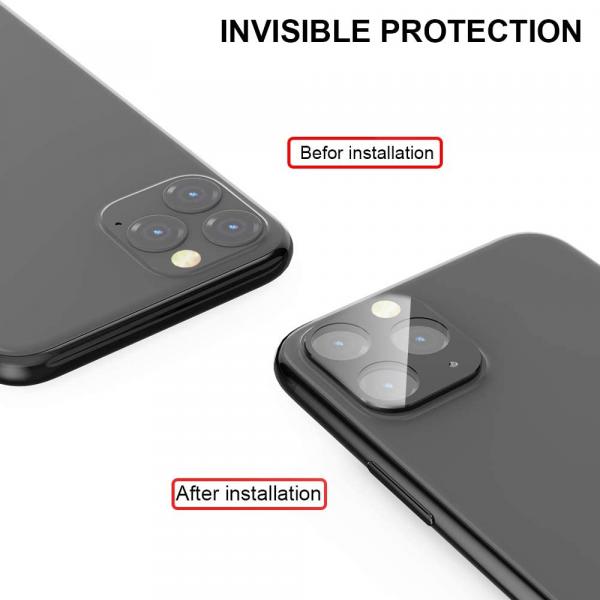 Grip2u Camera Lens Protection for iPhone 11 Pro/iPhone 11 Pro Max (Black)