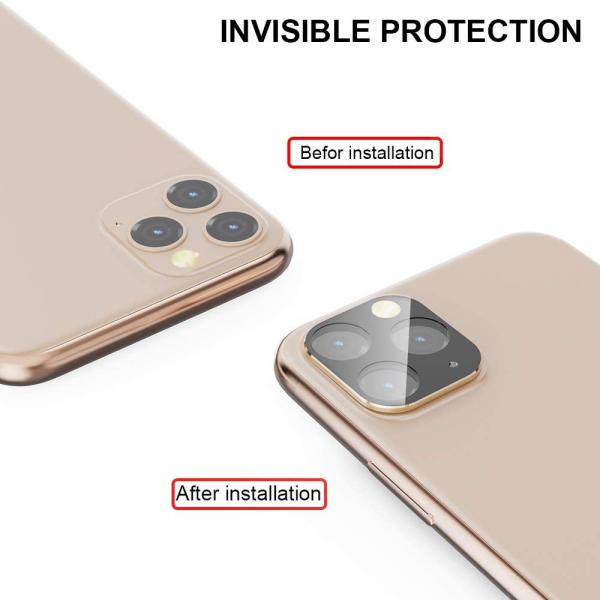 Grip2u Camera Lens Screen Protector for iPhone 11 Pro/11 Pro Max (Gold)