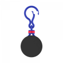 Popsockets Popchain (Cobalt Blue)