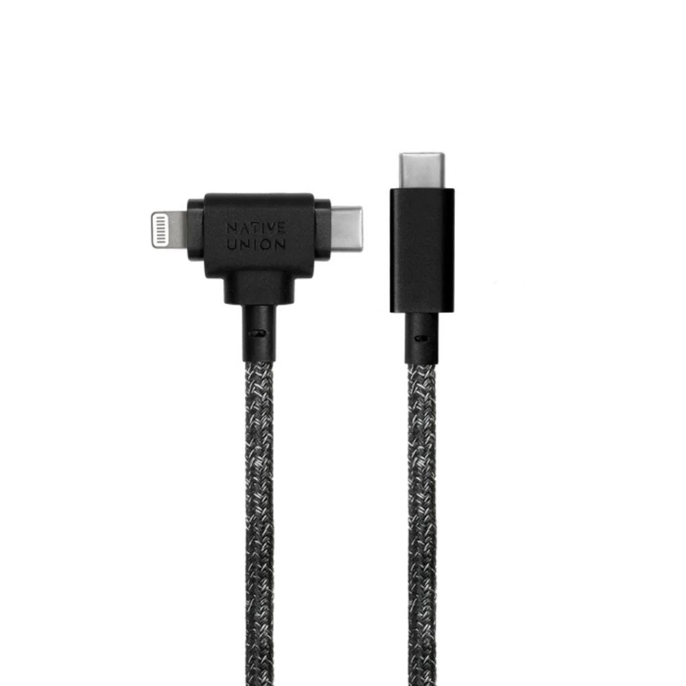 Native Union Belt Cable Type C-C-Lightning Duo 1.5m (Cosmos Black)