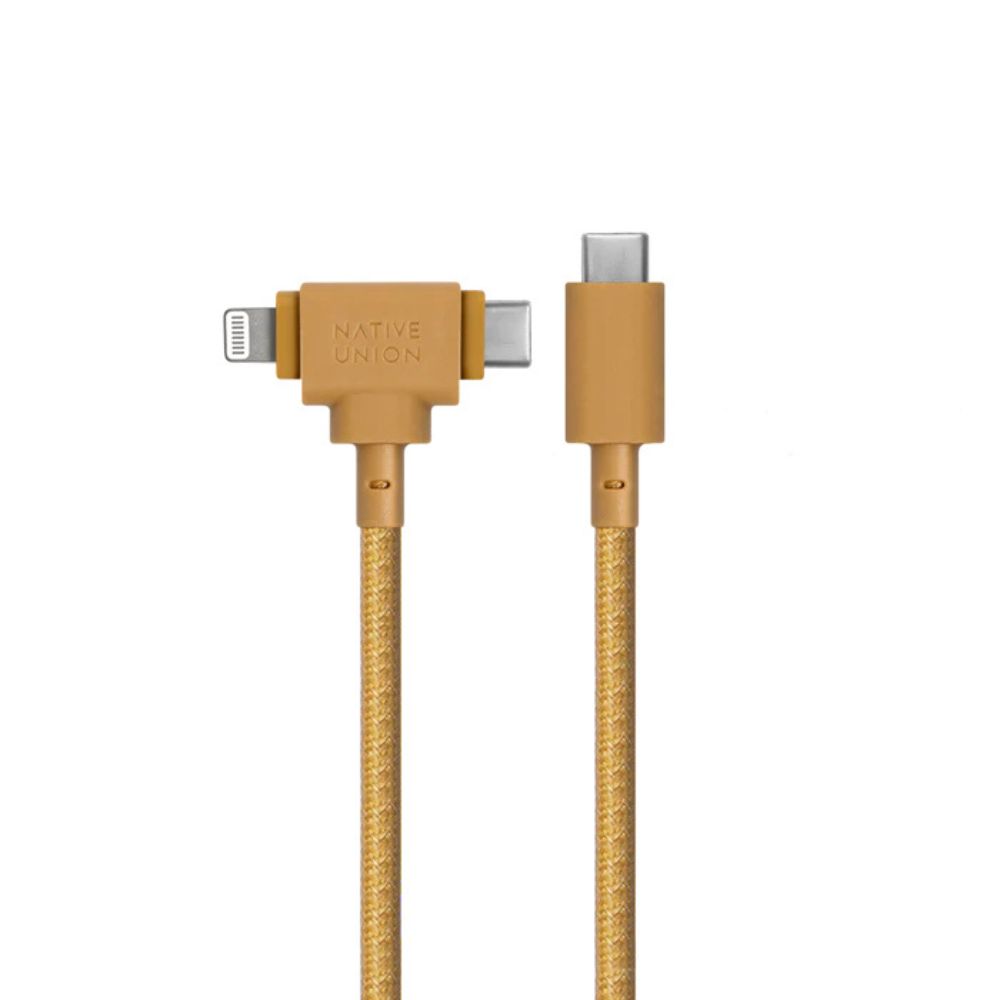 Native Union Belt Cable Type C-C-Lightning Duo 1.5m (Kraft)