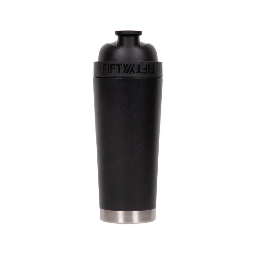 Fifty Fifty Vacuum Insulated Shaker Bottle 750ML (Matte Black)