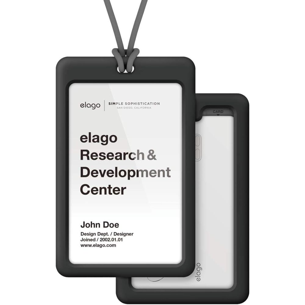 Elago iD4 ID Card Holder (Black/Dark Grey)