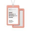 Elago iD4 ID Card Holder (Peach/Transparent)