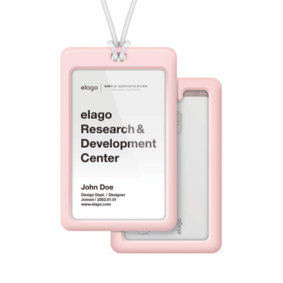 Elago iD4 ID Card Holder (Lovely Pink/Transparent)