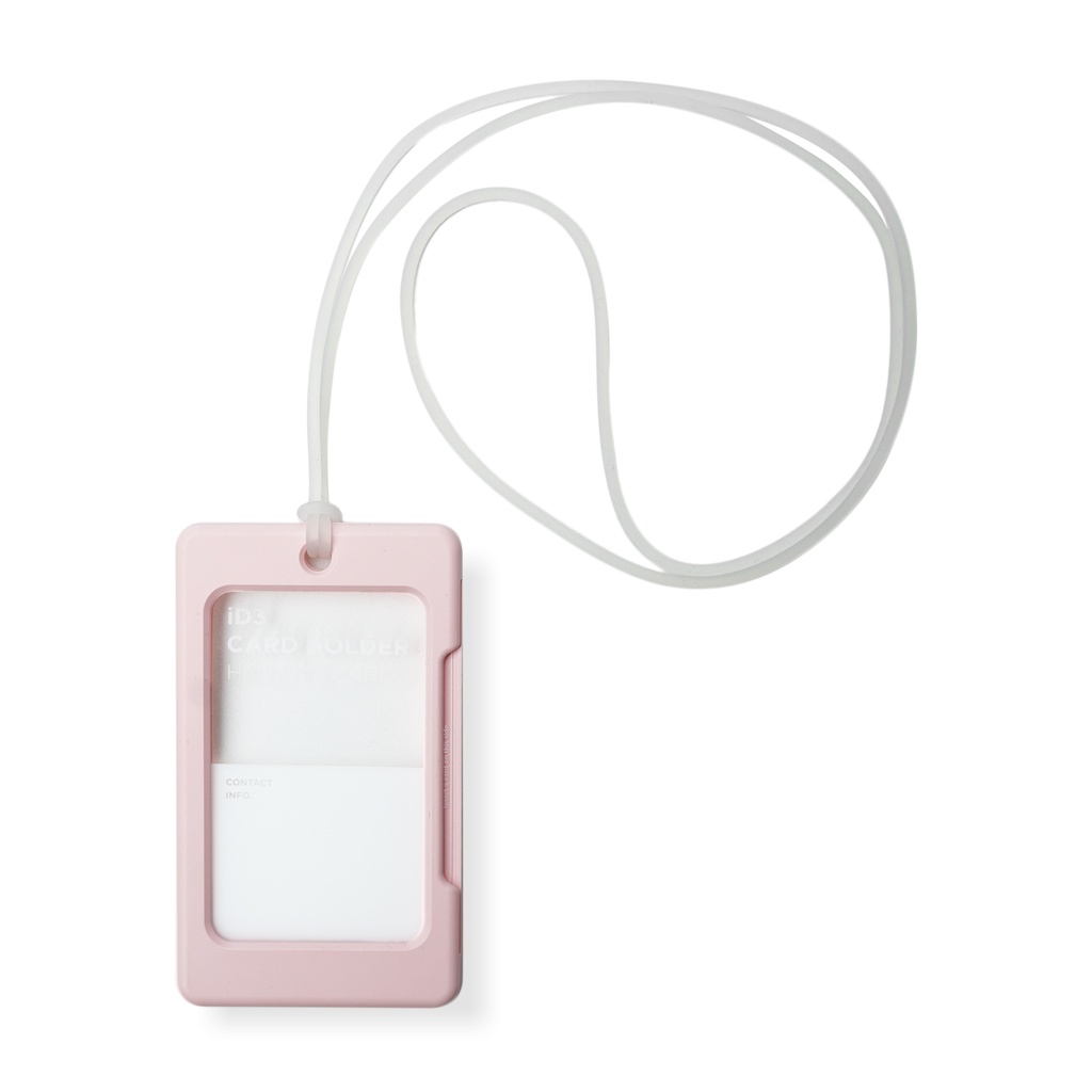 Elago iD3 ID Card Holder (Lovely Pink/Frosted Clear Strap)