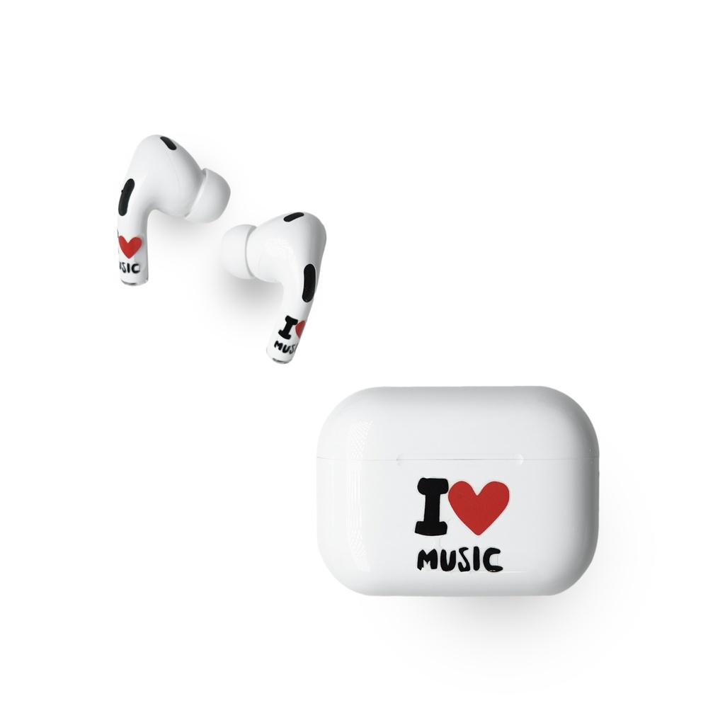 RockMax Skin for Airpods Pro 2/Pro (I love music)