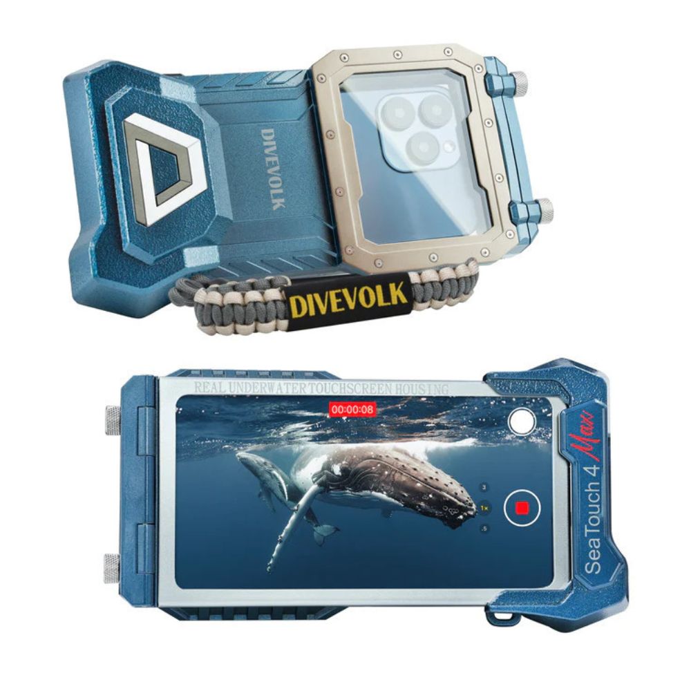 DiveVolk SeaTouch 4 Max Underwater Smartphone Housing (Blue)
