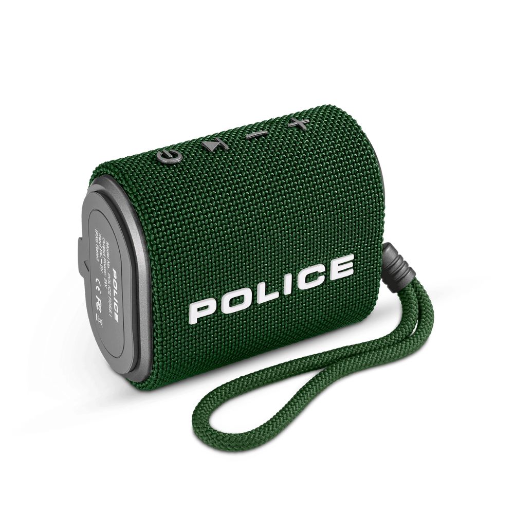 Police Mini Speakers (Green)