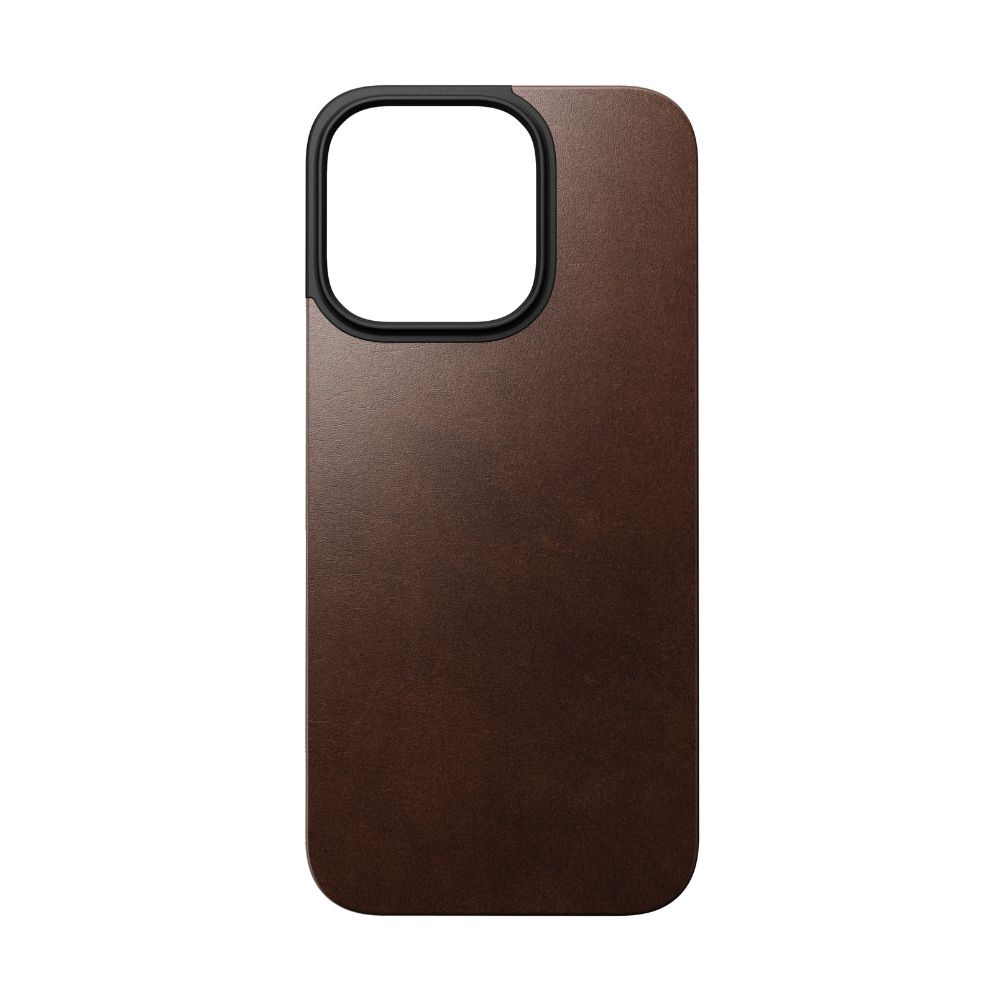 Nomad Magnetic Leather Case iPhone 16 Pro (Rustic Brown Horween)