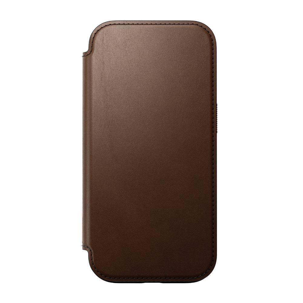 Nomad Modern Leather Folio iPhone 16 Pro (Brown)