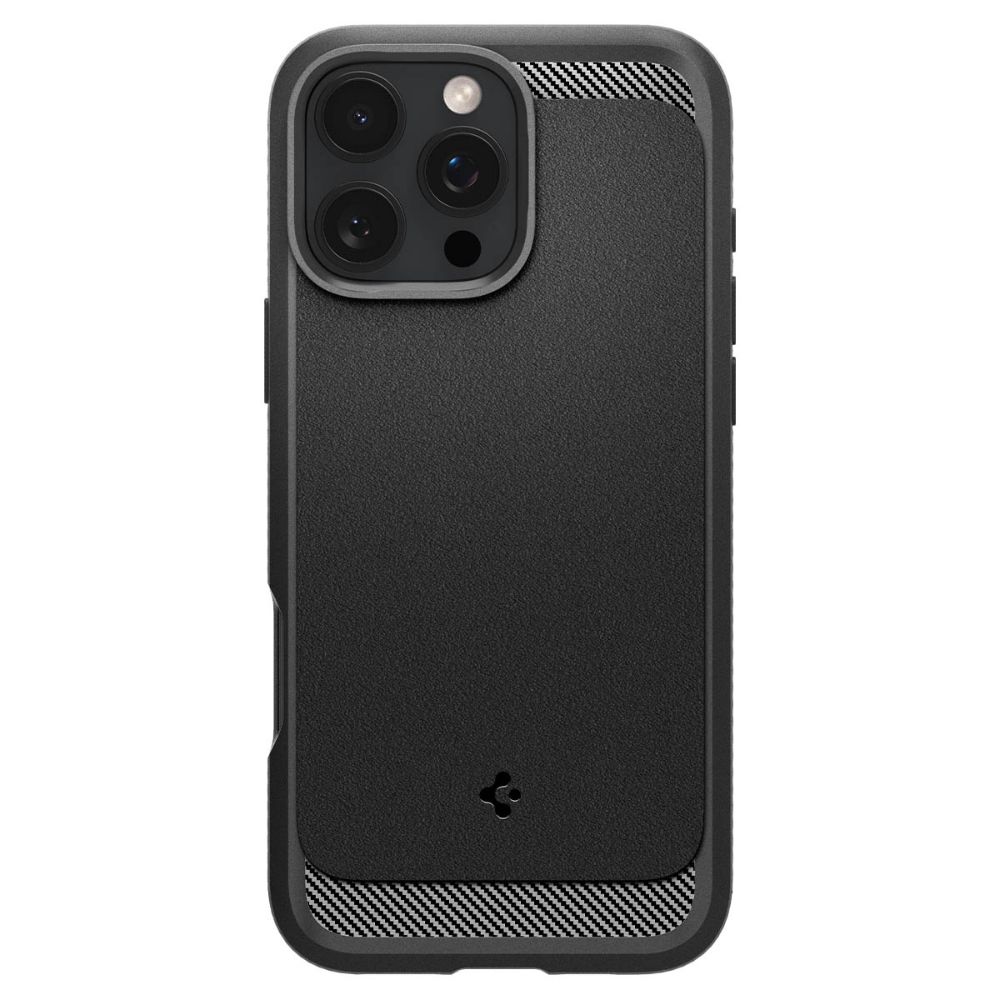 Spigen Rugged Armor MagFit Case for iPhone 16 Pro Max (Matte Black)