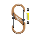 NiteIze S-Biner SlideLock Aluminum #3 (Coyote)