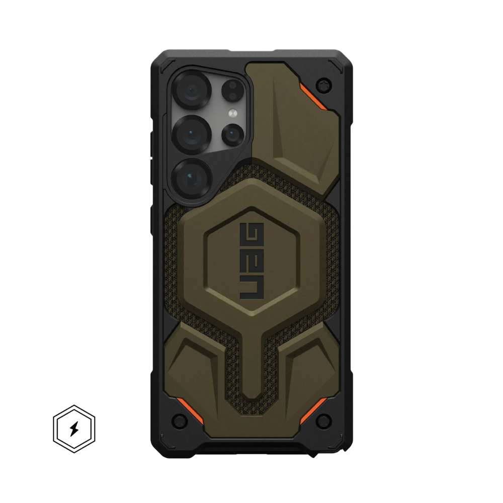 UAG Kevlar Monarch Pro Case for Samsung Galaxy S25 Ultra (Kevlar Element Green)