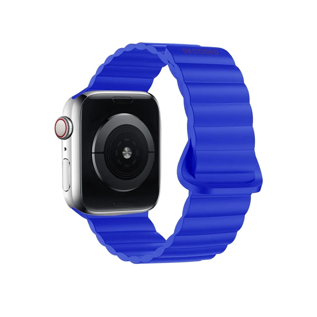  Decoded Silicone Magnet Traction Loop Strap Lite for AppleWatch 45/44/42mm (Galactic Blue)