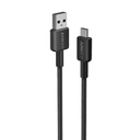 Anker 322 USB-A to USB-C Cable Braided (0.9m/3ft) (Black)