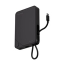 Momax 1-Power X Battery Pack (10000mAh) with Built-in USB-C Cable (Black)