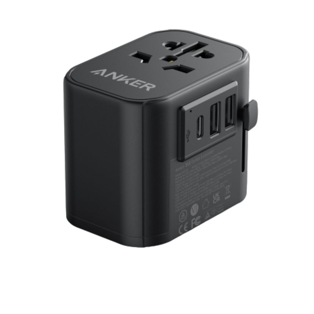 Anker Nano Travel Adapter (4-in-1, 65W) (Black)