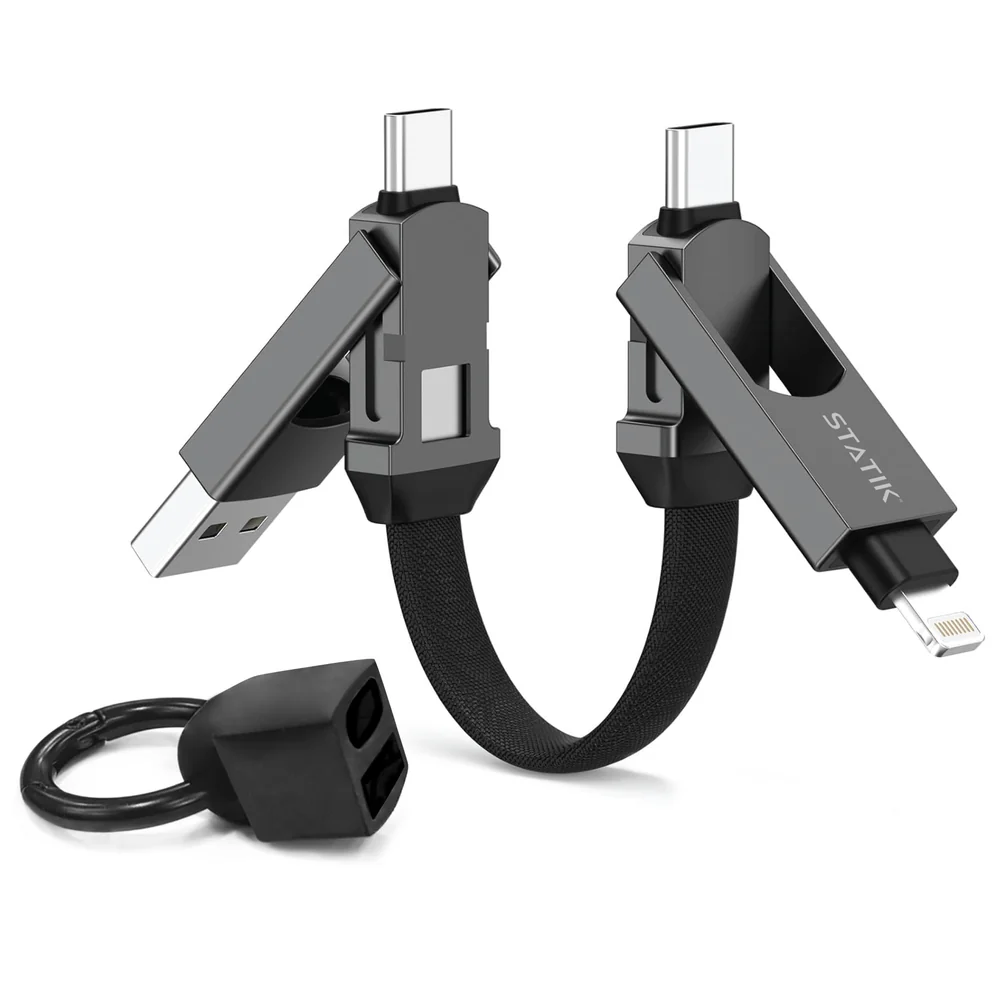 Statik HexCharge Cable 4in1 (Black)