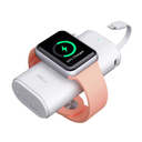 iWalk LinkPod Watch | Portable Phone and Apple Watch Charger (Built-In Lightning Cable) 9000mAh Capacity (White)
