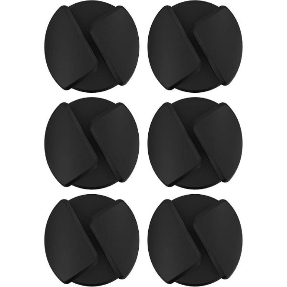 Scosche Cable Management Kit 6-Pack (Black)