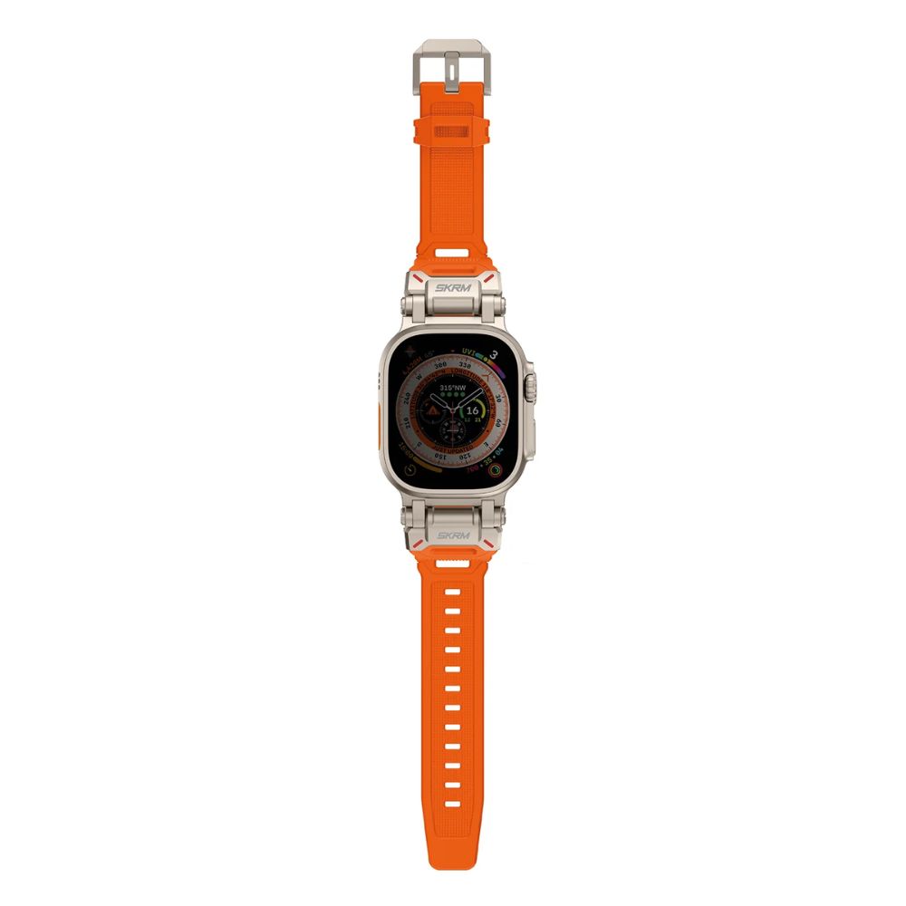 SkinArma Titon Watch Strap for Apple Watch 49/45/44mm  (Orange)