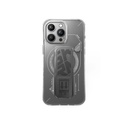 SkinArma Helio MagSafe Case With Grip Stand for iPhone 15 Pro (Grey)