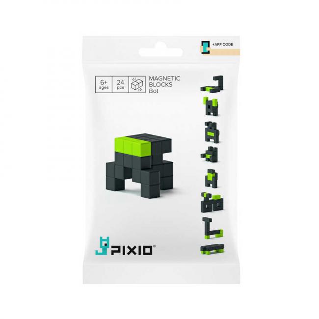 PIXIO BOT - 24 Magnetic Block Set