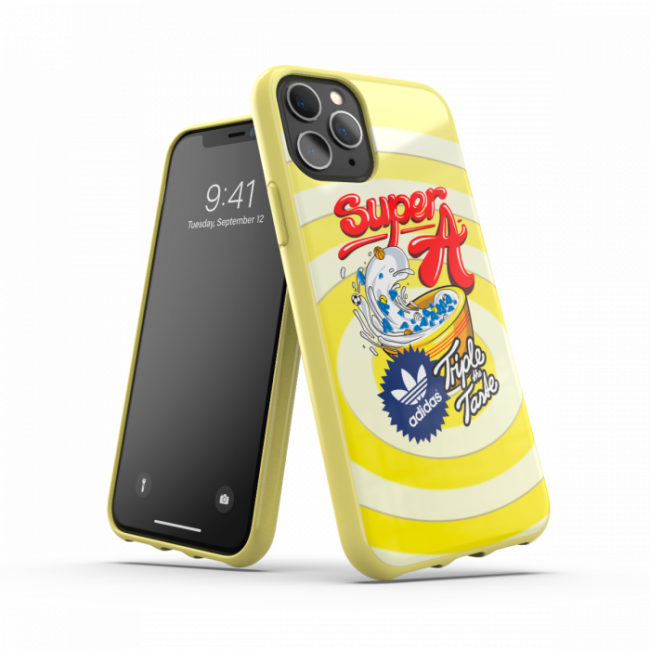 Adidas Graphic Snap Case Super A for iPhone 11 Pro (Shock Yellow)