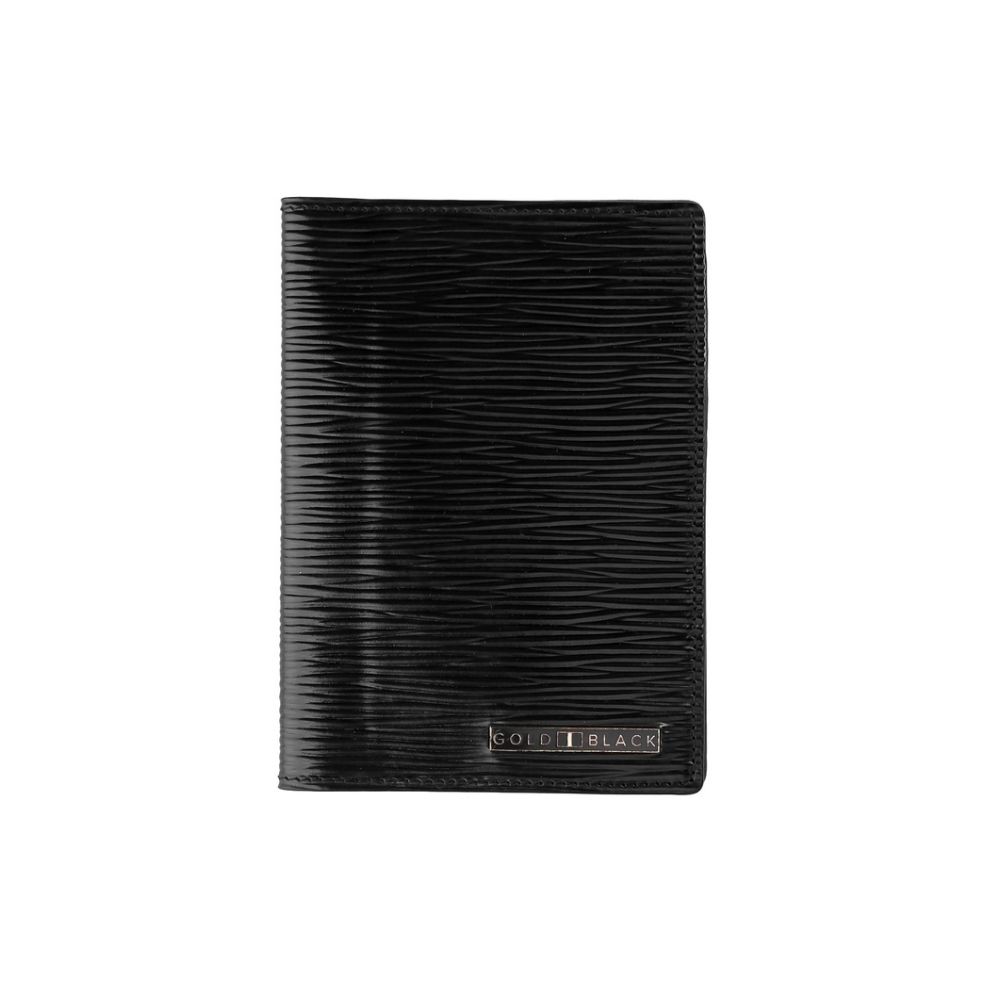 GoldBlack Passport Cover (Unico Black)