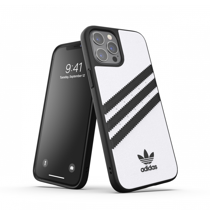 Adidas 3-Stripes Snap Case for iPhone 12/12 Pro (Black/White)