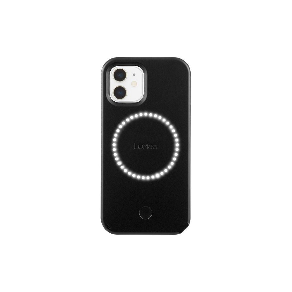 LuMee Halo Case iPhone 12 mini (Matte Black)