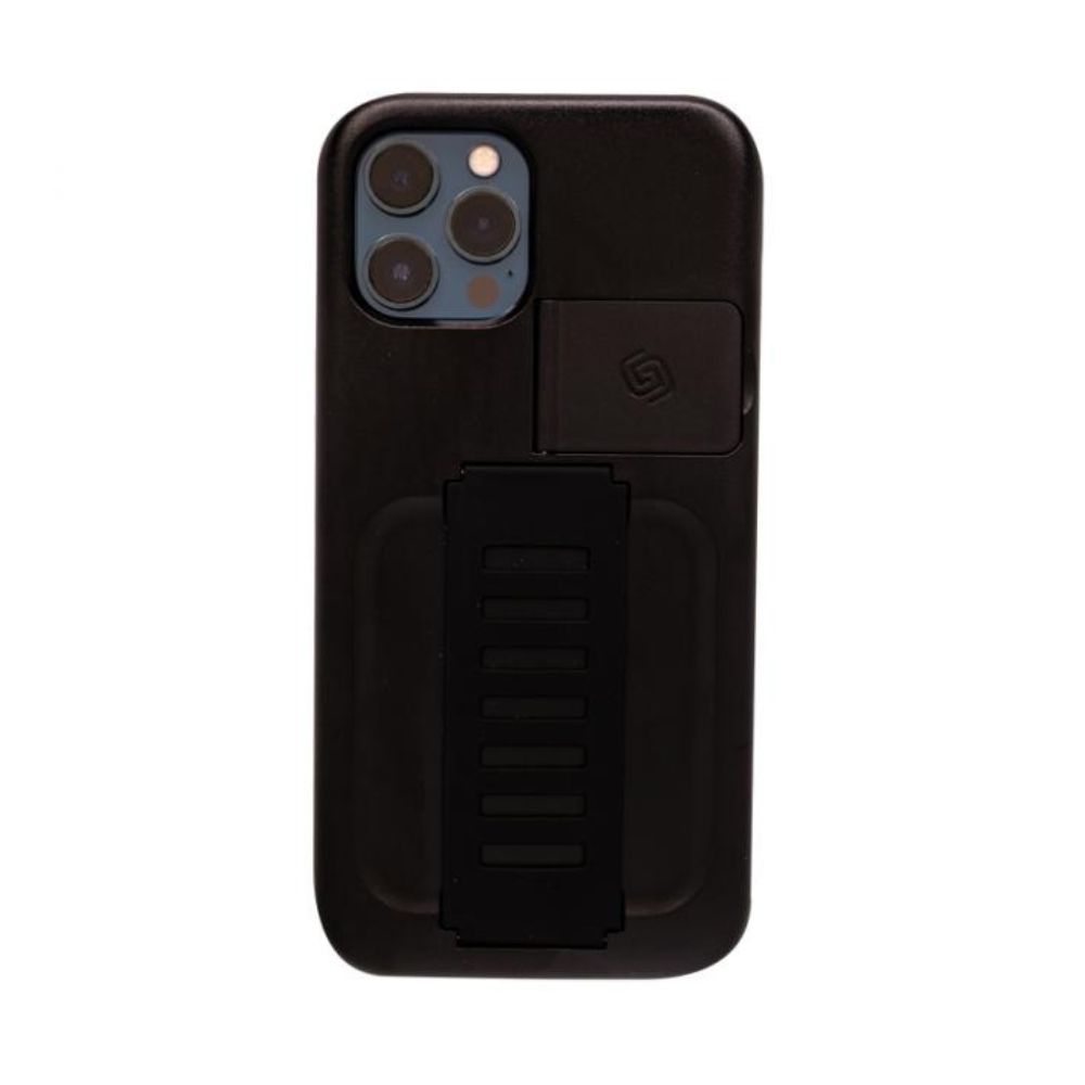 Grip2u Boost Case with Kickstand for iPhone 12/12 Pro (Onyx)