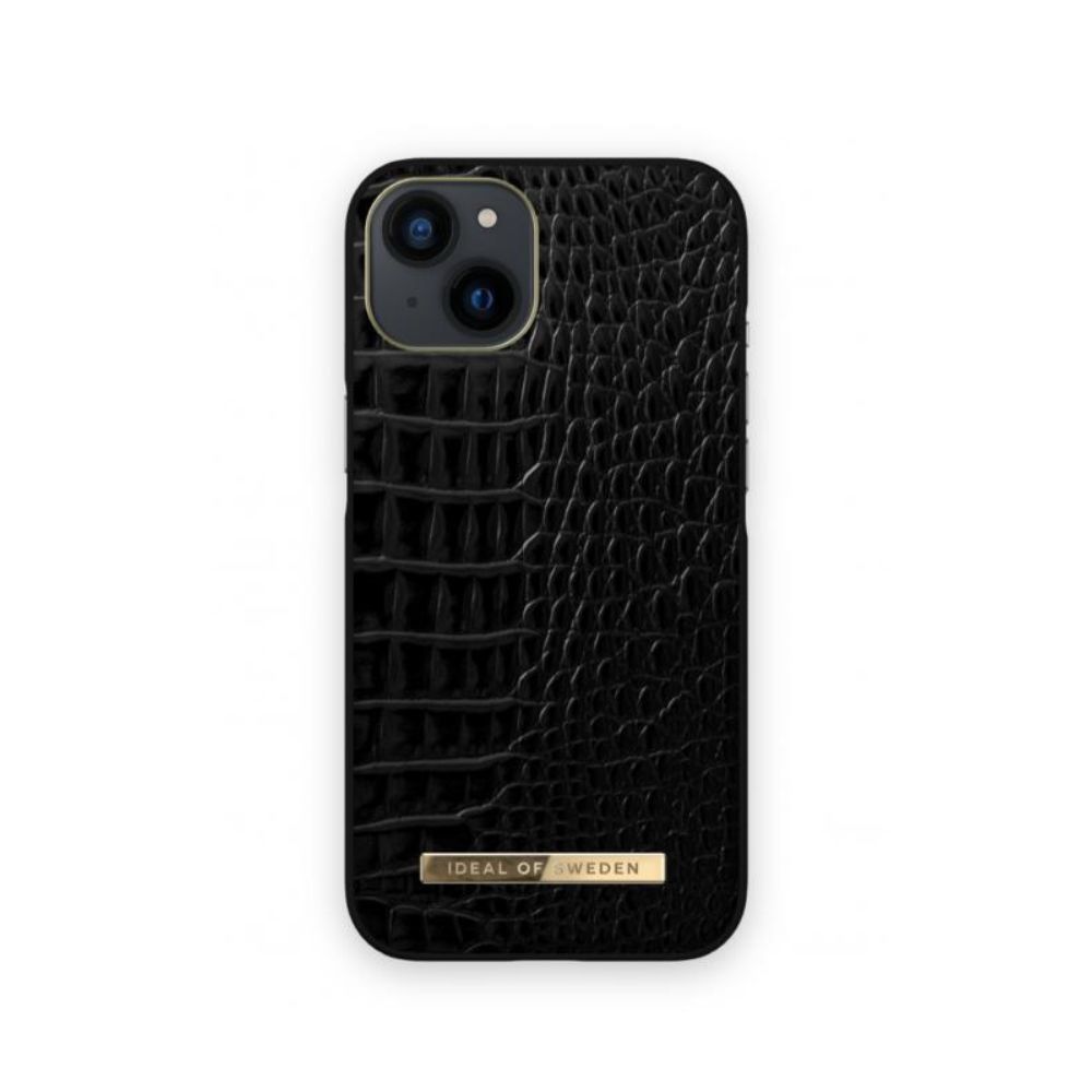 Ideal of Sweden Atelier Case for iPhone 13 (Neo Noir Croco)