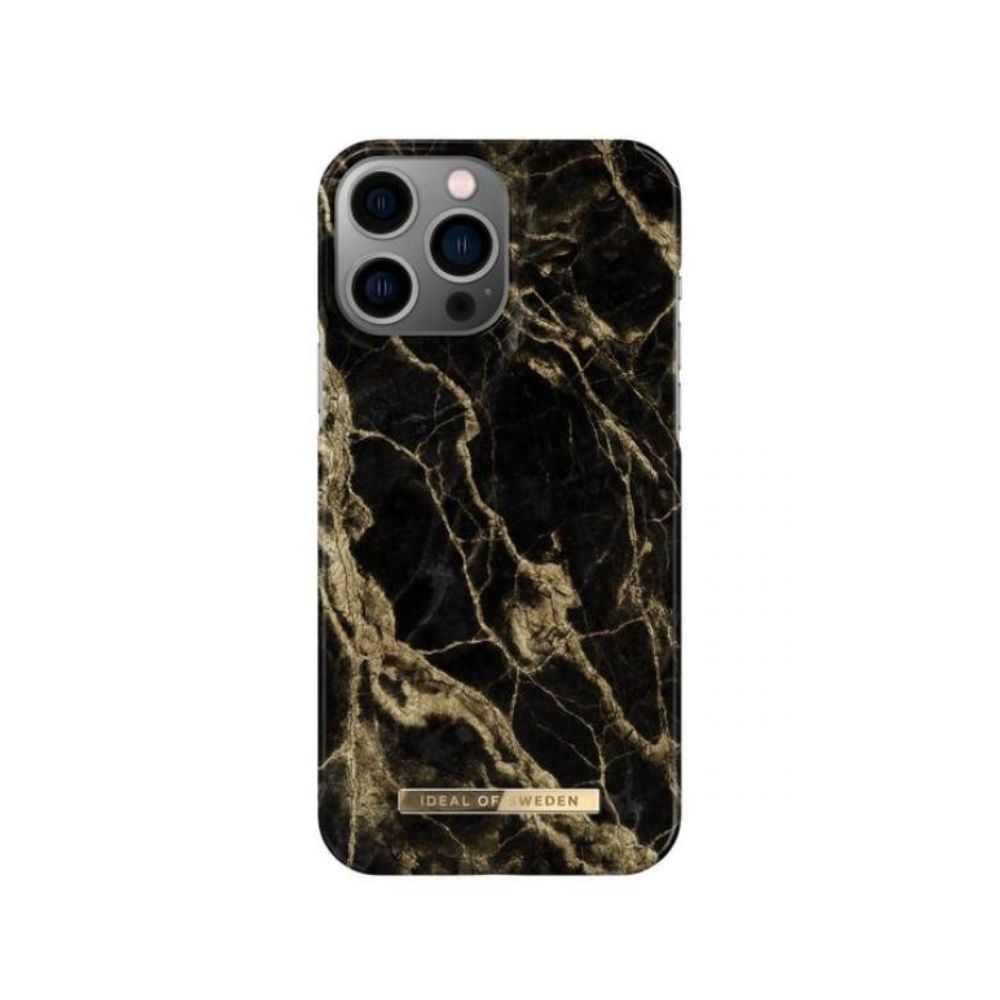 Ideal of Sweden Fashion Case for iPhone 13 Pro (Golden Smoke Marble)