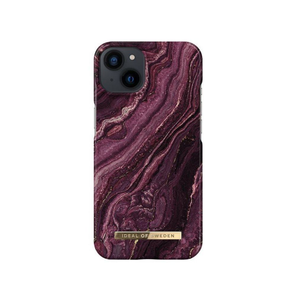 Ideal of Sweden Fashion Case for iPhone 13 (Golden Plum)