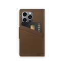 iDeal of Sweden Atelier Wallet  iPhone 13 Pro (Intense Brown)