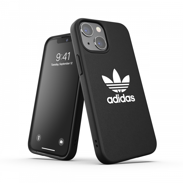 Adidas Trefoil Snap Case for iPhone 13 (Black/White)