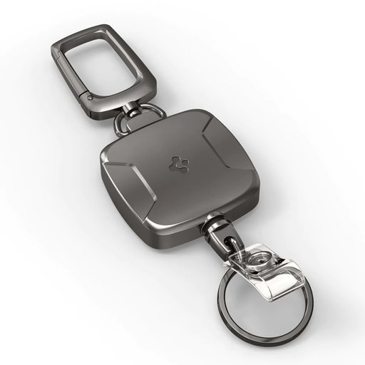 [AHP03019] Spigen Retractable ID/Key Carabiner (Gunmetal)