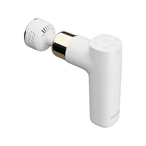 [PD-HCGM-WH] Porodo Lifestyle Hot & Cold Portable Massager With 4 Types Of Professional Massage Heads (White)