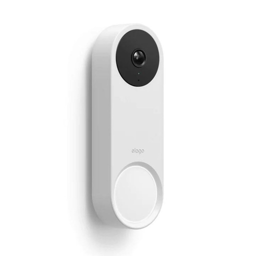 [NETHE-WIRED-SC-WH] Elago Silicone Case for Nest Doorbell Hello Wired (White)