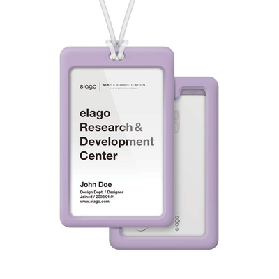 [EID4-LVTR] Elago iD4 ID Card Holder (Lavender/Transaparent)