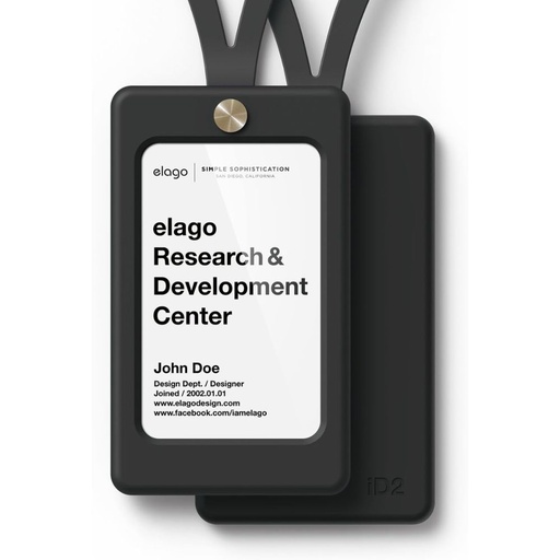 [EID2-BK] Elago iD2 ID Card Holder (Black)